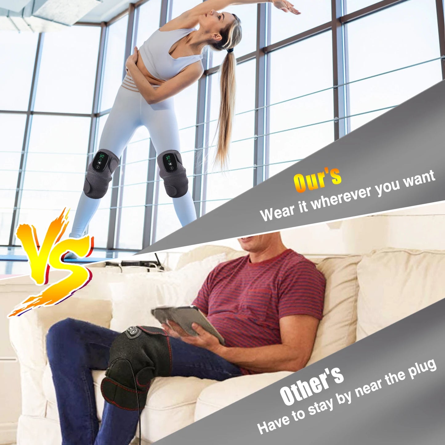 Heating Massager 3 in 1 Shoulder Knee Elbow