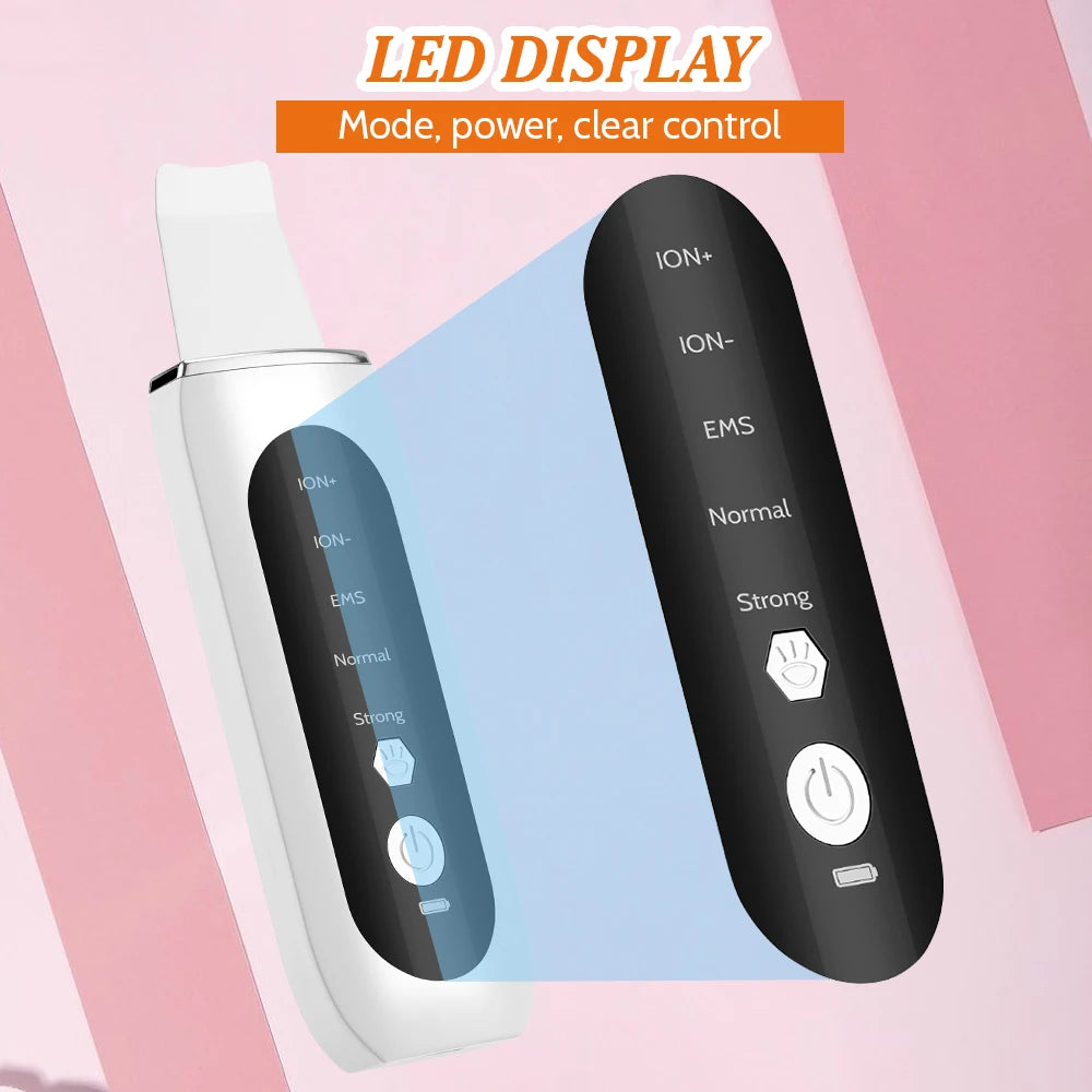 Ultrasonic Face Skin Scrubber