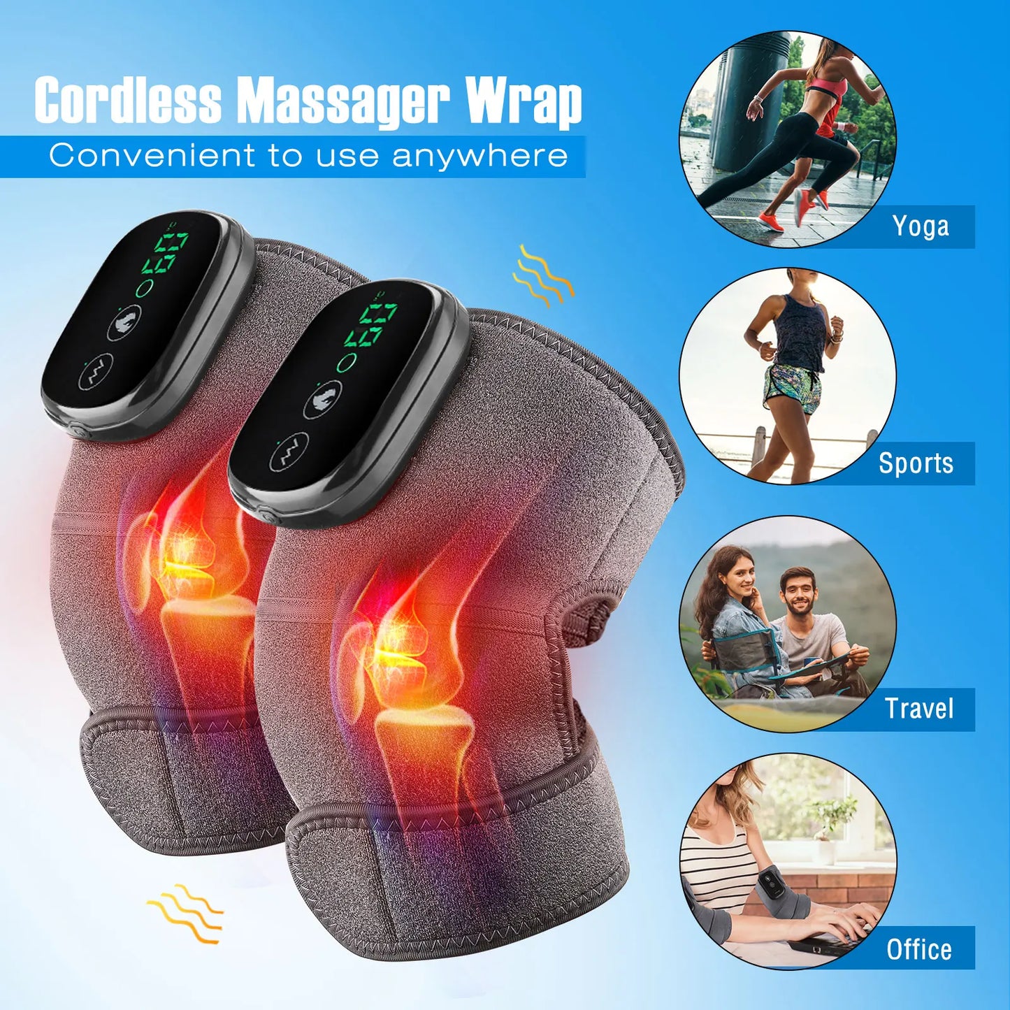 Heating Massager 3 in 1 Shoulder Knee Elbow
