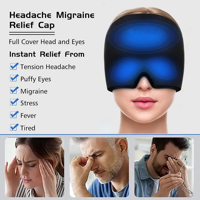 Headache Relief Hat-Cold & Hot Therapy