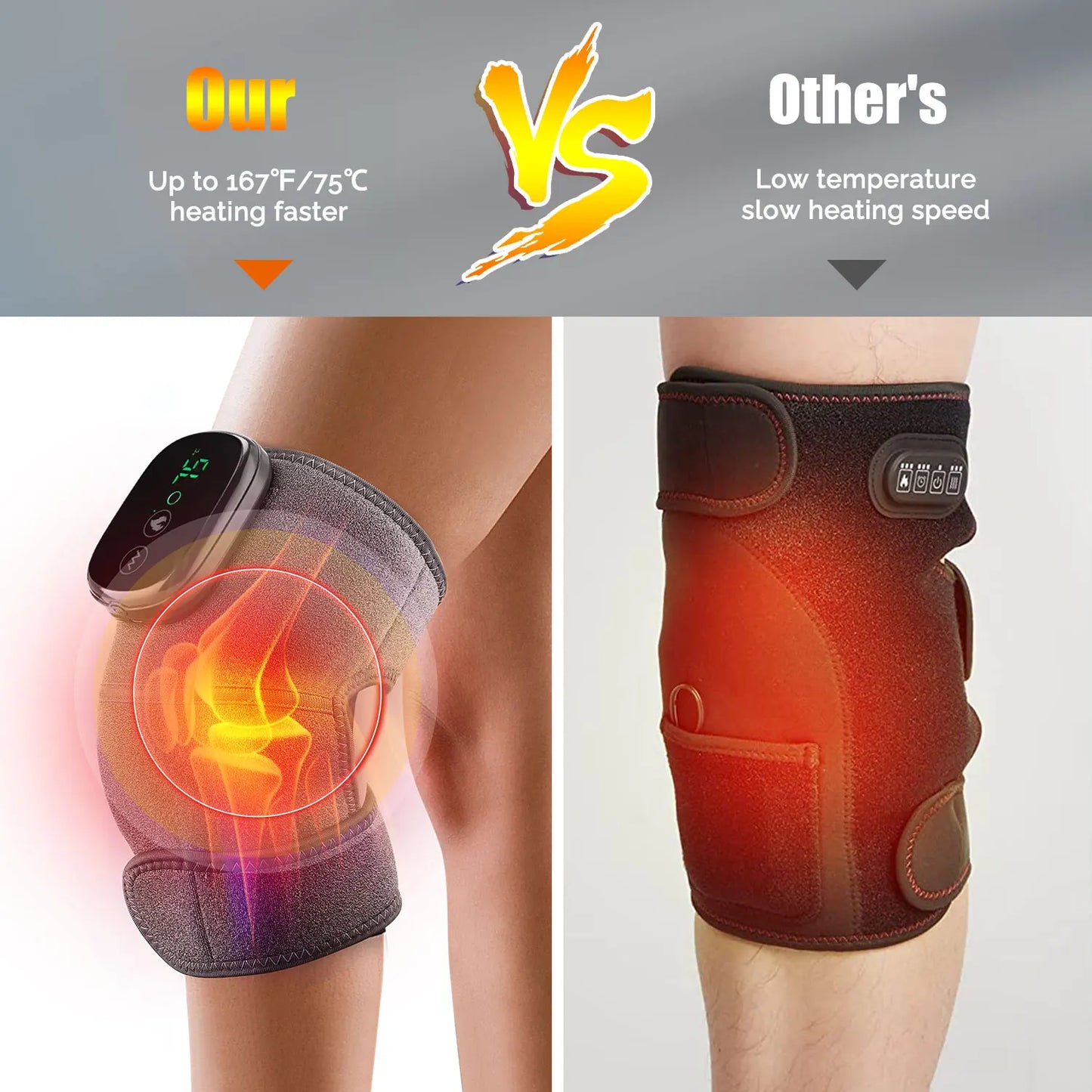 Heating Massager 3 in 1 Shoulder Knee Elbow
