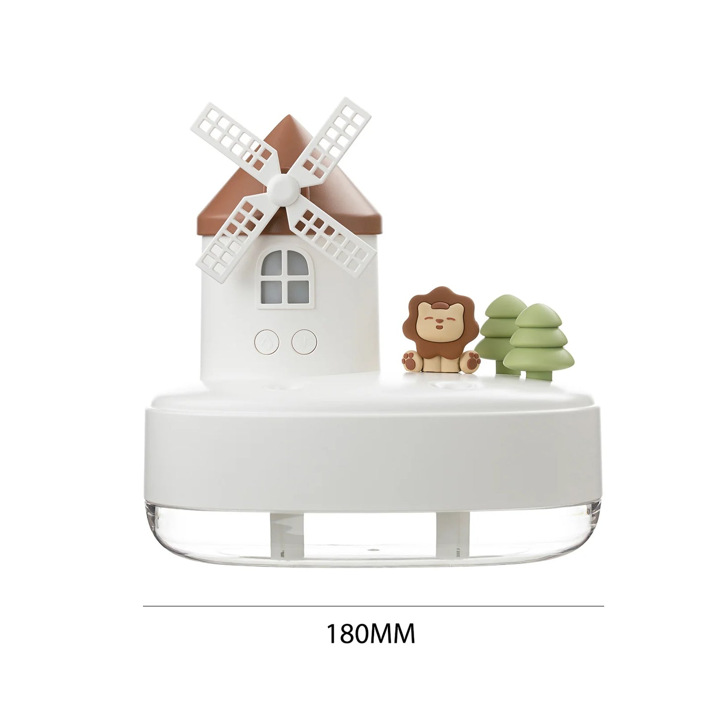 Kids bedroom Windmill Air Humidifier with LED Lights Music