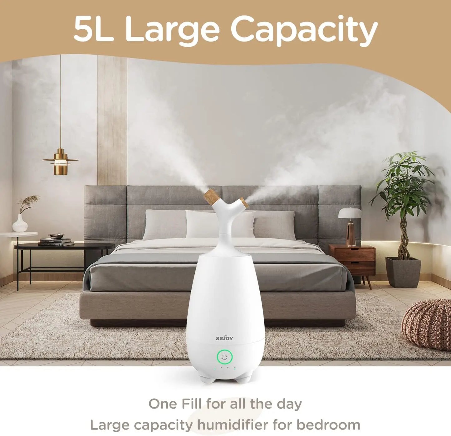 Large Air Humidifier 5L with remote control