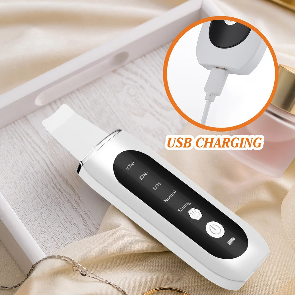 Ultrasonic Face Skin Scrubber