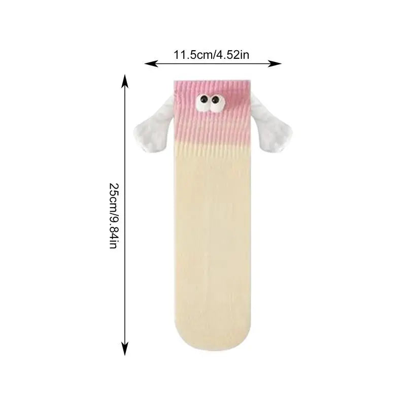 5pairs Magnetic holding hands doll Socks for Kids