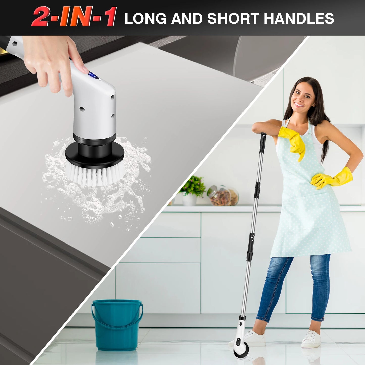 Electric Cleaning Brush 10-in-1