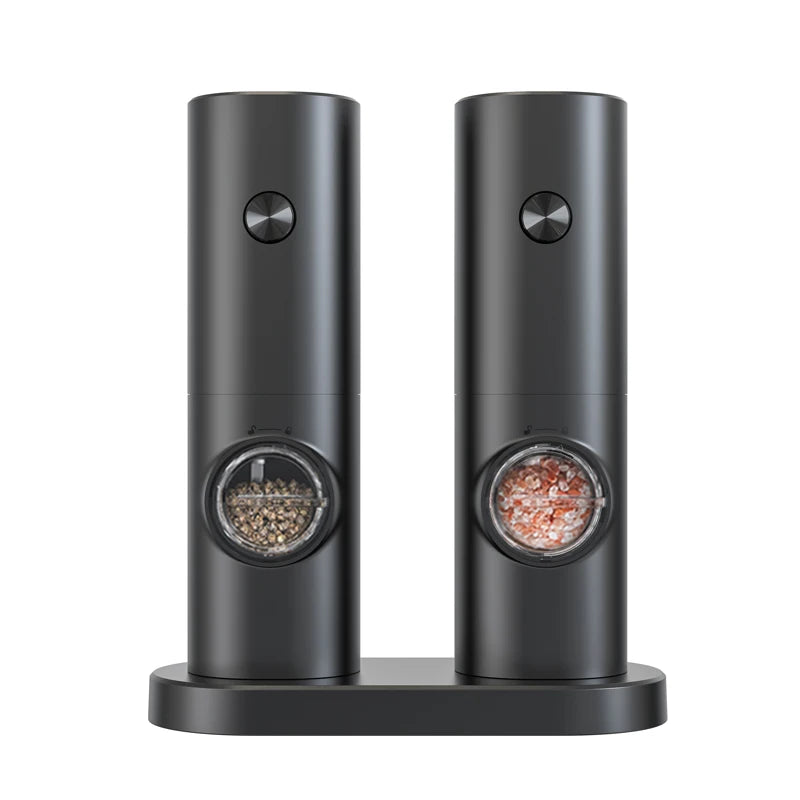 Electric Mill Pepper and Salt Grinder Set