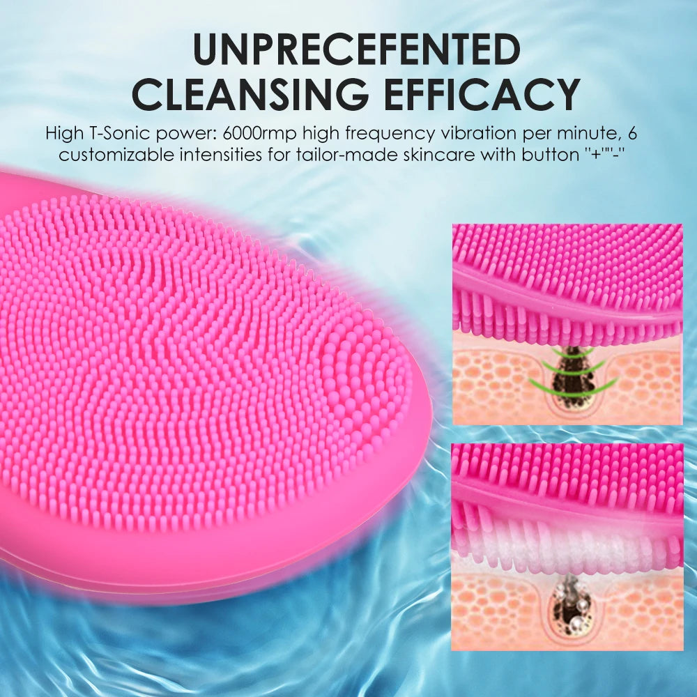 Electric Facial Portable Cleansing Brush