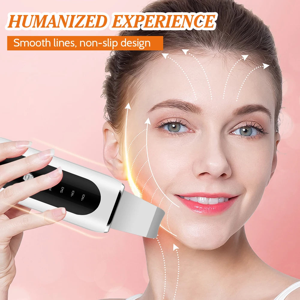 Ultrasonic Face Skin Scrubber